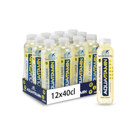 offerta a tempo: san benedetto aquavitamin al limone 12 bottiglie x 400ml — 45% da 12,99 € a 7,20 €