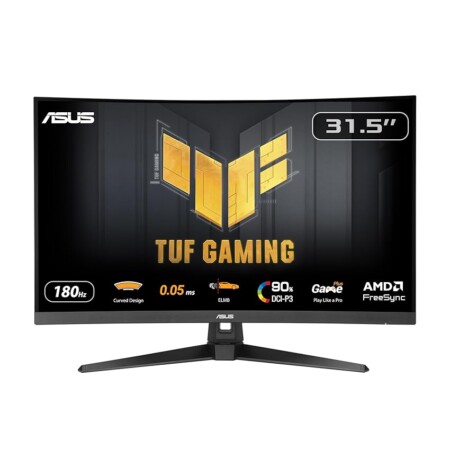 offerta a tempo: asus tuf gaming vg32wq3b, monitor curvo da 31,5" — 29% da 279,00 € a 199,00 €