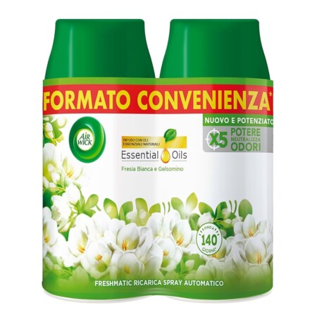 offerta a tempo: airwick freshmatic profumatore per ambienti, 2 ricariche spray automatico — 38% da 7,99 € a 4,99 €