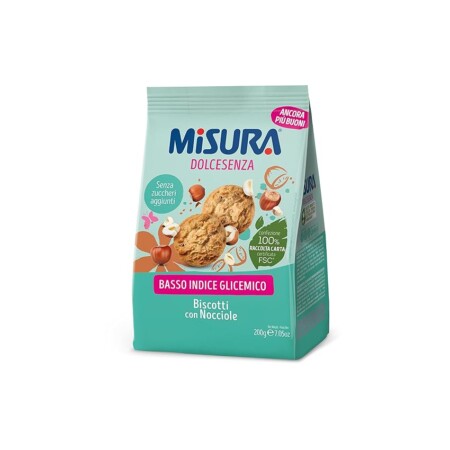offerta a tempo: misura dolcesenza a basso indice glicemico frollini con nocciole | biscotti con nocciole — 13% da 3,09 € a 2,68 €