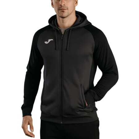 offerta a tempo: joma academy iv sudadera con capucha, antracita negro — 30% da 26,50 € a 18,52 €