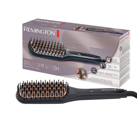 offerta a tempo: remington spazzola elettrica lisciante per capelli 2 in 1 — 44% da 35,99 € a 19,99 €