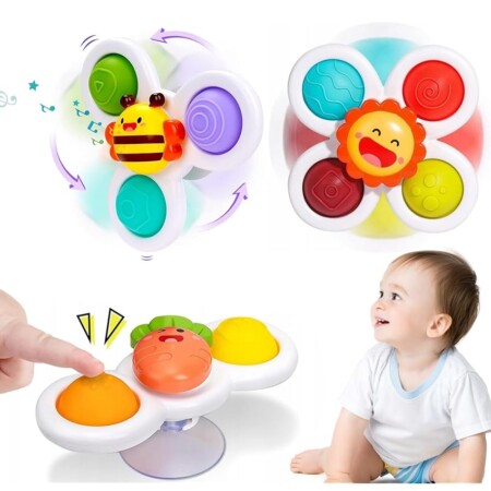 offerta a tempo: ventosa spinner giocattolo bambini, giochi seggiolone e bagno — 20% da 14,59 € a 11,67 €