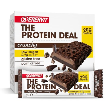 offerta a tempo: enervit, the protein deal crunchy double choco storm — 25% da 28,38 € a 21,41 €