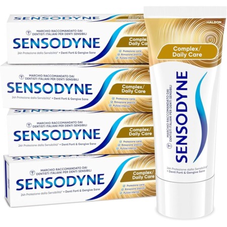 offerta a tempo: sensodyne dentifricio complex denti sensibili, aiuta a controllare la formazione della — 25% da 13,68 € a 10,26 €