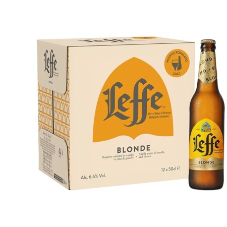 offerta a tempo: leffe blonde 12 birre in bottiglia da 500ml — 22% da 23,88 € a 18,72 €