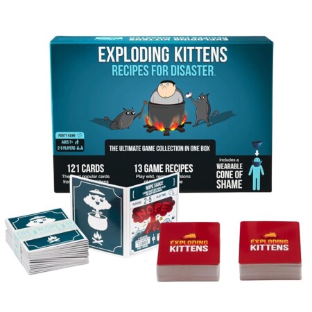 offerta a tempo: recipes for disaster exploding kittens deluxe game set a russian roulette card game — 15% da 28,99 € a 24,64 €
