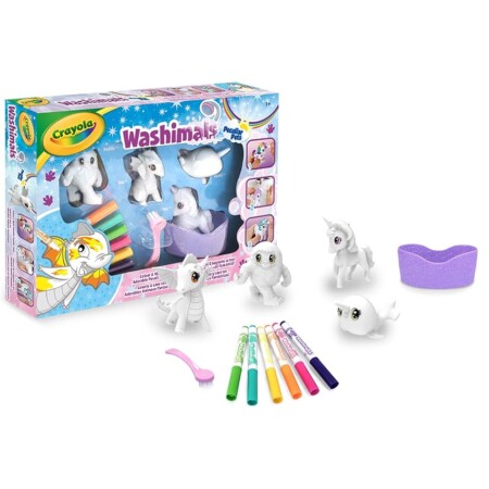 offerta a tempo: crayola washimals peculiar pets set attività colora lava e ricolora con animaletti fantastici — 12% da 19,99 € a 17,69 €