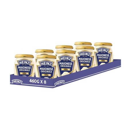 offerta a tempo: heinz maionese 8 vasi in vetro da 460gr. — 44% da 27,12 € a 15,26 €