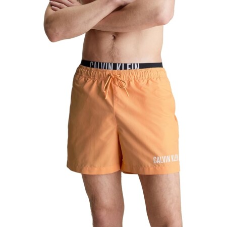 offerta a tempo: calvin klein pantaloncino da bagno uomo medium double lunghezza media — 28% da 69,90 € a 50,59 €