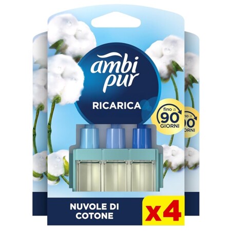 offerta a tempo: ambi pur 3volution home fragrance, 4 refills for electric diffurore — 36% da 24,99 € a 15,99 €