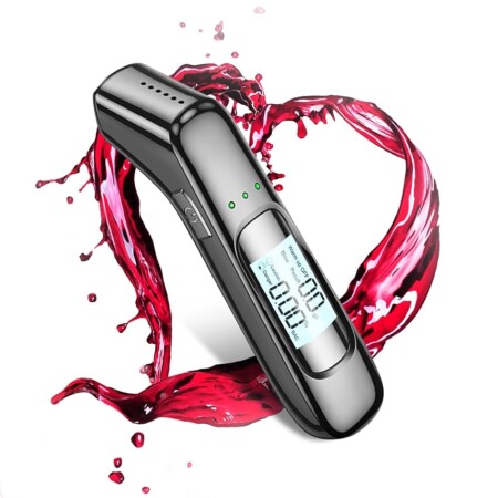 offerta a tempo: electri hq etilometro portatile certificato,alcol test con led ad alta definizione — 10% da 16,99 € a 15,29 €