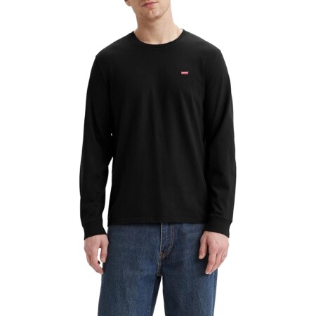 offerta a tempo: levi's long sleeve original housemark tee maglietta uomo — 38% da 35,00 € a 21,83 €