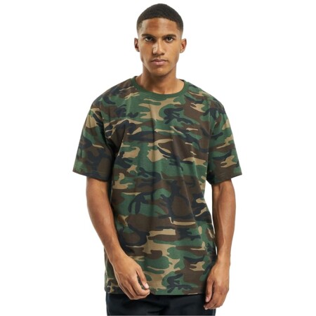 offerta a tempo: brandit t shirt uomo, woodland — 21% da 13,90 € a 10,99 €