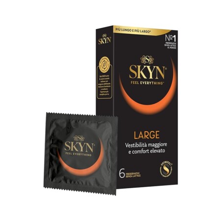 offerta a tempo: skyn large, preservativi ultramorbidi e larghi senza lattice — 38% da 9,99 € a 6,19 €