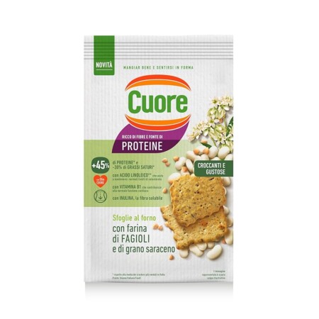 offerta a tempo: cuore sfoglie croccanti fagioli, cotte al forno. confezione da 170 g — 24% da 2,49 € a 1,89 €