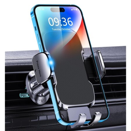 offerta a tempo: glangeh porta cellulare auto, [2025 upgrated clip] supporto telefono auto per presa d'aria dell'auto — 25% da 15,99 € a 11,99 €