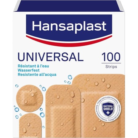 offerta a tempo: hansaplast cerotti universal, cerotti impermeabili con elevato potere adesivo — 33% da 9,09 € a 6,08 €