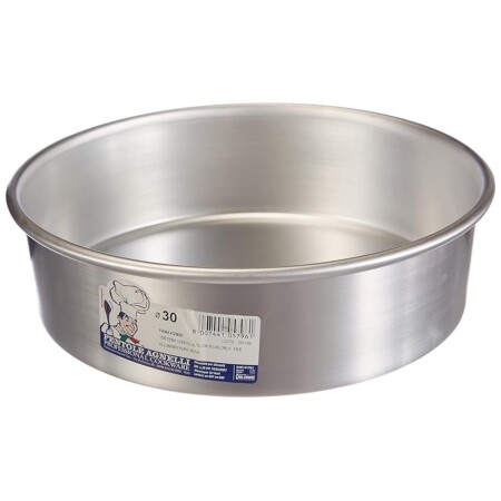 offerta a tempo: pentole agnelli linea pasticceria e pizza tortiera conica in alluminio con orlo (h 8 cm) — 16% da 18,43 € a 15,56 €