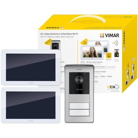 offerta a tempo: vimar k42956 kit videocitofono multifamiliare, videocitofoni touch screen vivavoce — 15% da 503,90 € a 428,32 €