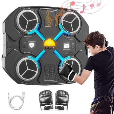 offerta a tempo: macchina da boxe con musica e luci led — 66% da 39,99 € a 13,51 €