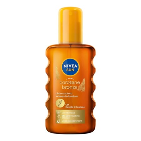 offerta a tempo: nivea sun olio spray solare carotene bronze 200ml, olio abbronzante con estratto di — 29% da 11,99 € a 8,49 €