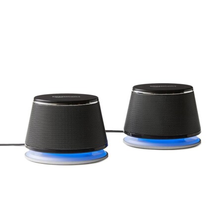 offerta a tempo: amazon basics altoparlanti stereo 2.0 per pc fisso o portatile — 6% da 27,66 € a 25,88 €