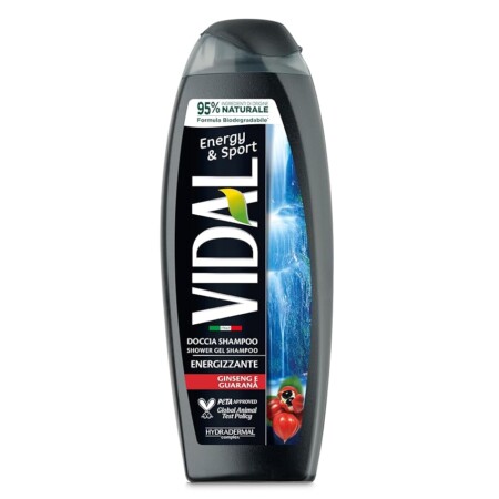 offerta a tempo: vidal docciaschiuma con formula energizzante — 32% da 1,45 € a 0,99 €