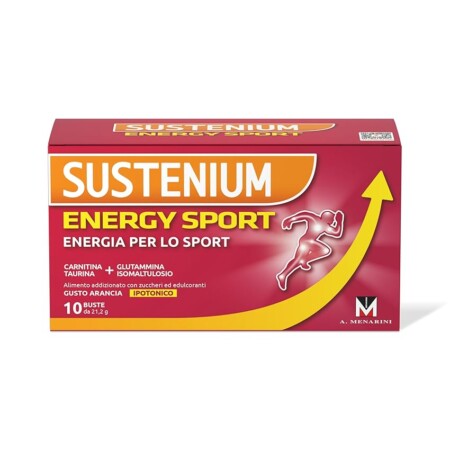 offerta a tempo: sustenium energy sport – energizzante per sportivi – 10 bustine — 50% da 13,90 € a 7,00 €