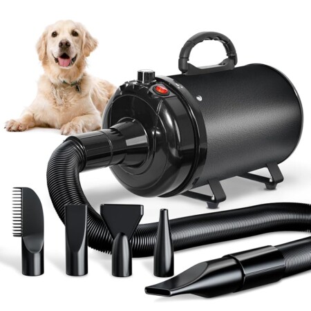 offerta a tempo: trigrand asciugacapelli per cani 3000w blower molto silenzioso velocità regolabile — 5% da 69,99 € a 66,49 €