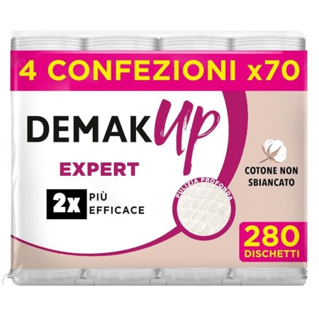 offerta a tempo: demakup 280 dischetti struccanti in cotone — 42% da 7,99 € a 4,64 €