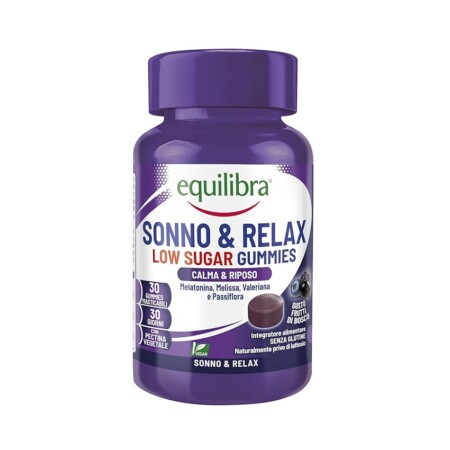 offerta a tempo: equilibra, melatonina in gummies low sugar — 18% da 9,90 € a 8,10 €