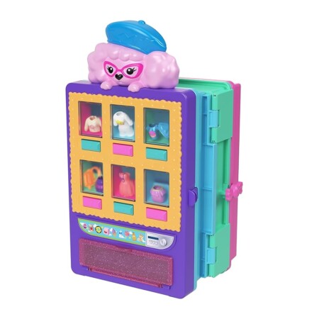 offerta a tempo: polly pocket centro moda food & fashion, playset a 2 piani con distributore automatico di vestiti — 33% da 29,95 € a 19,99 €
