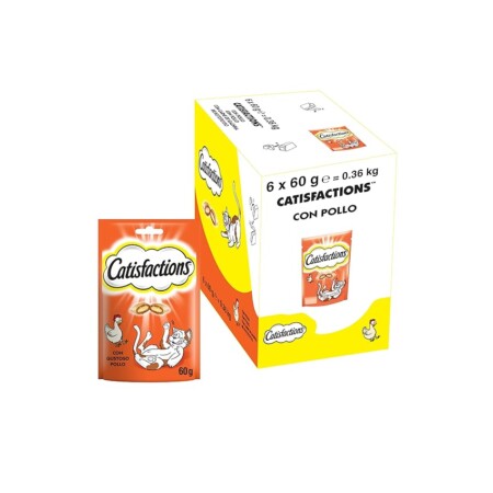offerta a tempo: catisfactions snack per gatto, gustoso pollo — 17% da 8,99 € a 7,49 €