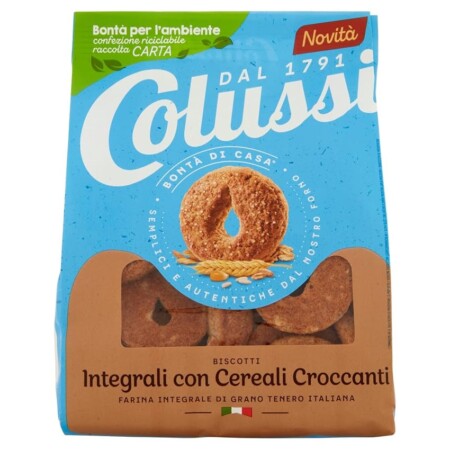 offerta a tempo: colussi biscotti integrali con cereali croccanti 500gr. — 33% da 2,99 € a 1,99 €