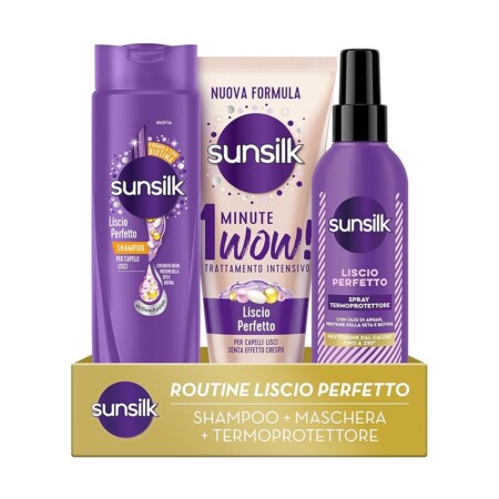 offerta a tempo: sunsilk kit per capelli lisci perfetti — 25% da 11,79 € a 8,86 €