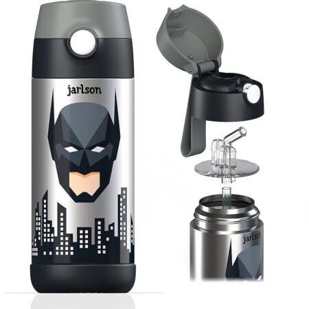 offerta a tempo: jarlson® borraccia bambini acciaio inox, bottiglia termica — 25% da 27,95 € a 20,96 €