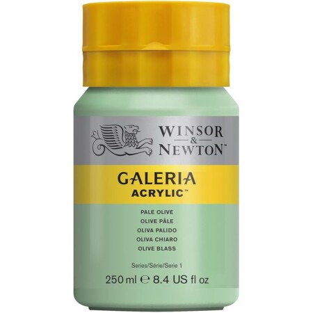 offerta a tempo: winsor & newton galeria colore acrilico 250 ml verde oliva chiaro — 27% da 14,90 € a 10,84 €