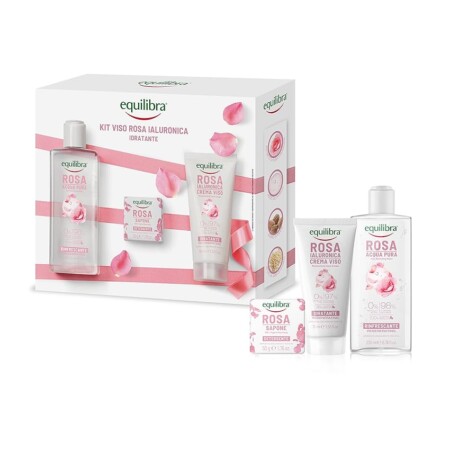offerta a tempo: equilibra viso, kit viso rosa ialuronica idratante — 11% da 11,99 € a 10,66 €