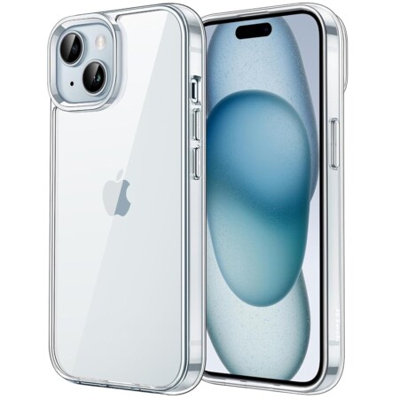 offerta a tempo: jetech cover per iphone 15 6,1 pollici, anti ingiallimento custodia con antiurto — 10% da 9,99 € a 9,02 €