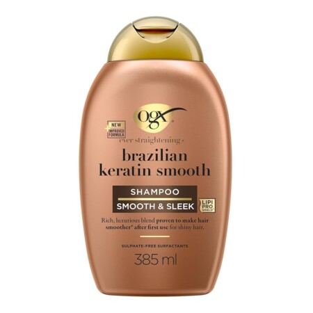 offerta a tempo: ogx shampoo cheratina ever straightening + brazilian keratin smooth — 31% da 7,90 € a 5,45 €
