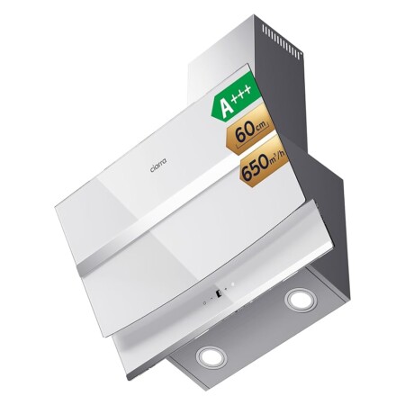 offerta a tempo: ciarra cbcw6736n classe a cappa aspirante 60 cm 750m³/h filtro carboni attivi cbcf003 — 19% da 249,99 € a 202,16 €