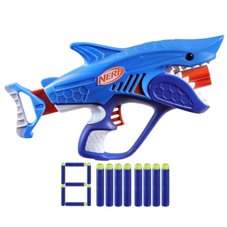 offerta a tempo: nerf junior wild sharkfire blaster giocattolo per bambini — 57% da 19,99 € a 8,64 €