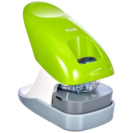 offerta a tempo: plus japan graffatrice senza graffette da scrivania verde, spilla fino a 10 pagine senza graffette — 21% da 22,98 € a 18,11 €