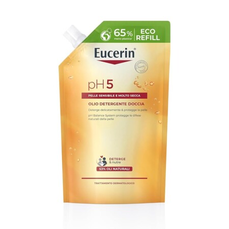 offerta a tempo: eucerin ph5 – olio detergente doccia – 400ml — 48% da 14,90 € a 7,75 €