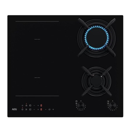 offerta a tempo: aeg serie 8000 piano cottura misto gas & induzione 4 fuochi da incasso hf704163nb — 11% da 519,99 € a 464,00 €