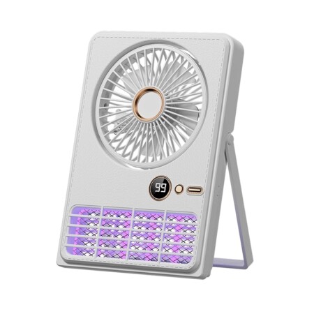 offerta a tempo: lampada elettrica anti zanzare + ventilatore portatile 2 in 1 — 63% da 26,99 € a 9,99 €
