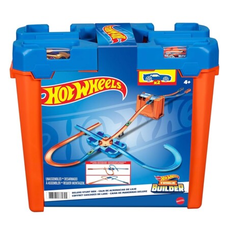 offerta a tempo: hot wheels track builder il set delle acrobazie deluxe, playset con componenti pista assortiti — 32% da 62,99 € a 42,53 €