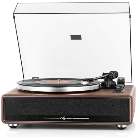 offerta a tempo: 1 by one giradischi vinili, giradischi a cinghia e hi fi con altoparlanti incorporati — 29% da 239,99 € a 169,99 €