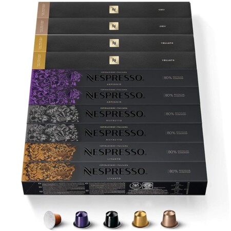 offerta a tempo: capsule nespresso originali selezione balanced da 100 capsule nespresso caffè — 15% da 45,80 € a 38,75 €